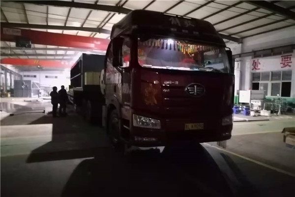 山西霍州污水处理成套设备晚上加班发货