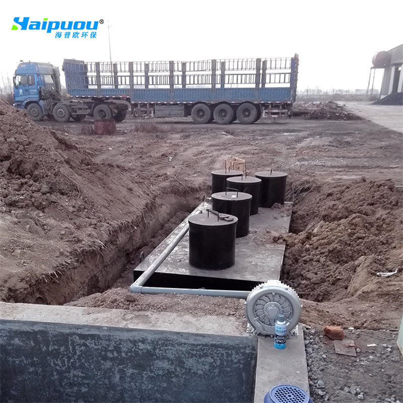 Buried sewage treatment equipment is an innovative solution to solve urban and rural sewage problems.
